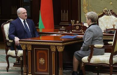 Александр Лукашенко - Надежда Ермакова - Лукашенко о будущем Белгазпромбанка: сделаем все, чтобы он приносил пользу - ont.by - Белоруссия