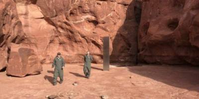 Стэнли Кубрик - Инопланетяне или неизвестный художник? В американской пустыне нашли загадочный металлический монолит — видео - nv.ua - США - Юта