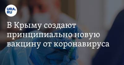 Владимир Оберемок - В Крыму создают принципиально новую вакцину от коронавируса - ura.news - Крым