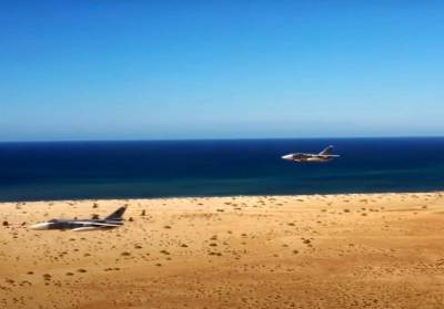 Фаиз Сараджа - Бомбардировщики Су-24 в Ливии попали на видео и привлекли внимание американских СМИ - topwar.ru - Москва - Россия - США - Египет - Турция - Франция - Ливия - Эмираты - Греция
