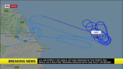 Пентагон назвал причину крушения истребителя F-15 ВВС США в Северное море - delovoe.tv - США - Англия