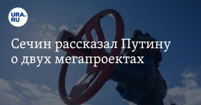 Владимир Путин - Игорь Сечин - Сечин рассказал Путину о двух мегапроектах - ura.news - Россия - Красноярск