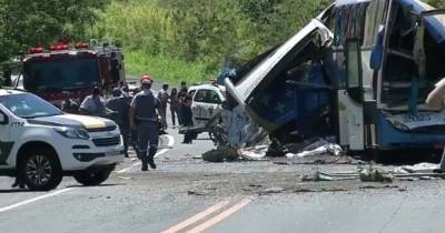 В Бразилии грузовик врезался в автобус с пассажирами: не менее 40 погибших (видео) - focus.ua - Бразилия - Сан-Паулу - штат Сан-Паулу