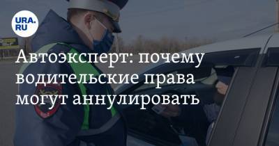 Автоэксперт: почему водительские права могут аннулировать - ura.news - Россия