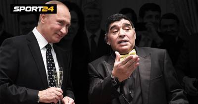 Диего Марадон - Фидель Кастро - Джордж Буш - Поддерживал Путина, сделал тату с Фиделем Кастро. Как Марадона дружил с президентами и диктаторами - sport24.ru - США - Куба - Аргентина