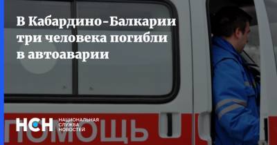 В Кабардино-Балкарии три человека погибли в автоаварии - nsn.fm - респ. Кабардино-Балкария - район Баксанский