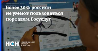 Более 30% россиян не умеют пользоваться порталом Госуслуг - nsn.fm