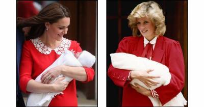 принц Чарльз - принцесса Диана - Кейт Миддлтон - принц Луи - Kate Middleton - 5 образов принцессы Дианы, которые повторили Кейт Миддлтон и Меган Маркл - skuke.net
