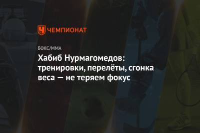 Хабиб Нурмагомедов - Усман Нурмагомедов - Хабиб Нурмагомедов: тренировки, перелёты, сгонка веса — не теряем фокус - championat.com