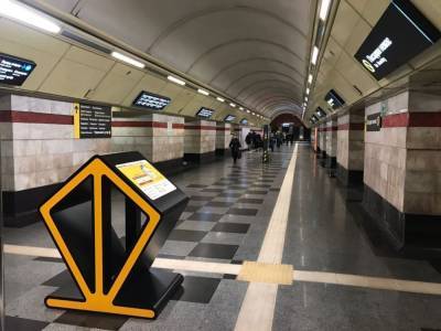 Виктор Брагинский - В Киеве станцию метро "Сырец" сделали более доступной для незрячих людей - 24tv.ua