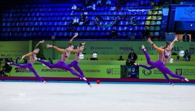 Сборная Украины выиграла золотую и бронзовую медали на чемпионате Европы по художественной гимнастике - sportarena.com - Украина - Киев - Израиль - Азербайджан