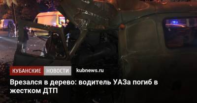 Врезался в дерево: водитель УАЗа погиб в жестком ДТП - kubnews.ru - Сочи