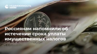 Россиянам напомнили об истечении срока уплаты имущественных налогов - realty.ria.ru - Москва - Россия