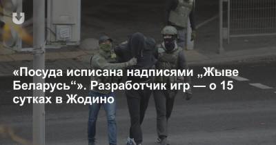«Посуда исписана надписями „Жыве Беларусь“». Разработчик игр — о 15 сутках в Жодино - news.tut.by - Белоруссия