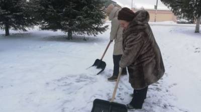 Клара Цеткин - Пензенцы в санитарную пятницу чистили снег и убирали мусор - penzainform.ru - Пенза - Благоустройство