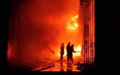 В Харькове крупный пожар на рынке Барабашево - korrespondent.net - Харьков - Гсчс