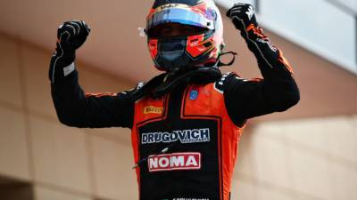 Даниил Квят - Артем Маркелов - Роберт Шварцман - Никита Мазепин - Другович победил в первой гонке «Формулы-2» в Бахрейне, Мазепин — пятый - russian.rt.com - Россия - Англия - Индия - Бахрейн