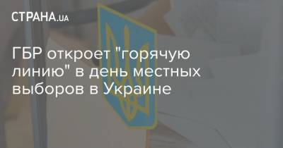 ГБР откроет "горячую линию" в день местных выборов в Украине - strana.ua - Украина