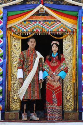 Принцесса Бутана Юфельма Чоден Вангчук вышла замуж (фоторепортаж) - rusjev.net - Бутан
