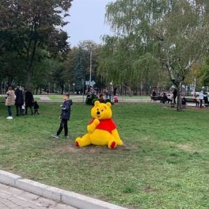 В запорожском парке вандалы испортили цветочные композиции и фигуры. Фото - reporter-ua.com - Запорожская обл. - Запорожье