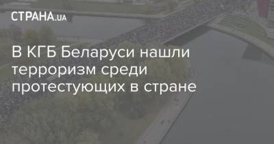 Константин Бычек - В КГБ Беларуси нашли терроризм среди протестующих в стране - strana.ua - Белоруссия - Минск - Гомель