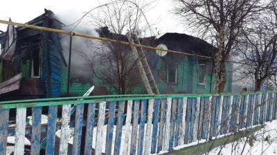 В Глотовке сгорел жилой дом. Пострадал человек - ulpravda.ru - Ульяновская - район Инзенский