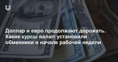 Доллар и евро продолжают дорожать. Какие курсы валют установили обменники в начале рабочей недели - news.tut.by - Белоруссия