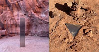 Таинственный металлический монолит, найденный в пустыне США, исчез - focus.ua - США - Юта