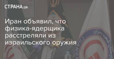 Мохаммад Джавад - Иран объявил, что физика-ядерщика расстреляли из израильского оружия - strana.ua - Израиль - Иран - Тегеран