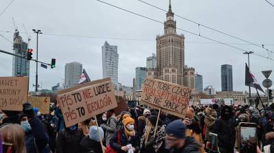 Акции протеста проходят в Польше - grodnonews.by - Польша - Варшава