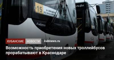 Евгений Первышов - Возможность приобретения новых троллейбусов прорабатывают в Краснодаре - kubnews.ru - Краснодар