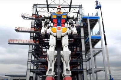 Видео дня: В Японии представили гигантского робота Gundam - vkcyprus.com - Япония