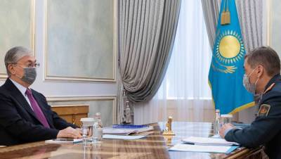 Касым-Жомарт Токаев - Нурлан Ермекбаев - Министр обороны рассказал Токаеву о развитии Вооружённых сил РК - informburo.kz - Казахстан