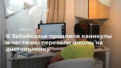 Александр Осипов - В Забайкалье продлили каникулы и частично перевели школы на дистанционку - ria.ru - Красноярск - Забайкальский край - Чита - район Читинский