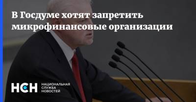 Сергей Миронов - В Госдуме хотят запретить микрофинансовые организации - nsn.fm - Россия