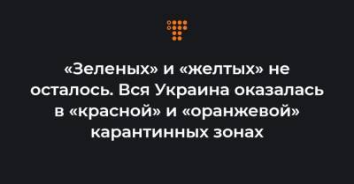 Олег Немчинов - «Зеленых» и «желтых» не осталось. Вся Украина оказалась в «красной» и «оранжевой» карантинных зонах - hromadske.ua - Украина - Киев - Львов - Житомирская обл. - Полтавская обл.