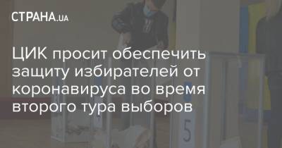 ЦИК просит обеспечить защиту избирателей от коронавируса во время второго тура выборов - strana.ua