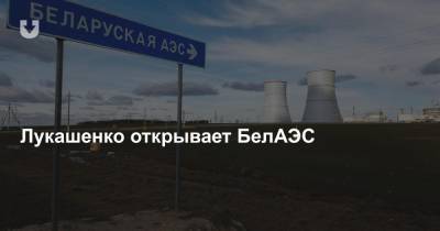 Александр Лукашенко - Лукашенко открывает БелАЭС - news.tut.by - Белоруссия