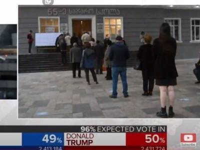 ABC News случайно показал кадры из Грузии во время репортажа о выборах в штате Джорджия - gordonua.com - США - Грузия - USA - Тбилиси - шт. Джорджия - Atlanta