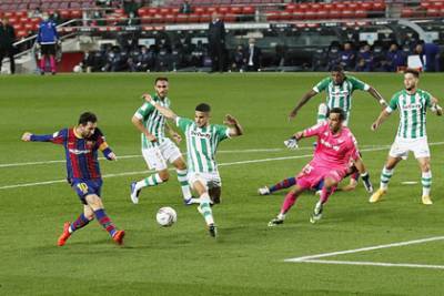 Усман Дембеле - Дубль Месси помог «Барселоне» прервать серию из четырех матчей без побед - lenta.ru - Испания