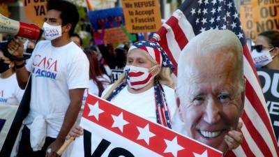 Дональд Трамп - Джо Байден - Ослы против слонов: выборы 46-го президента США — как это было - 5-tv.ru - США