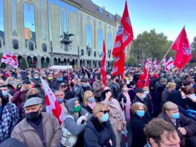 Бидзина Иванишвили - Ника Мелия - Протесты в Грузии: оппозиция выдвинула власти "ультиматум" - unn.com.ua - Киев - Грузия - Тбилиси