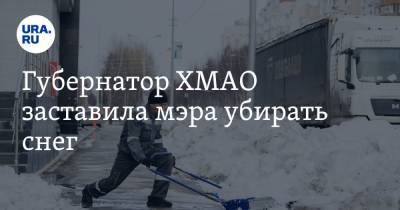 Наталья Комарова - Губернатор ХМАО заставила мэра убирать снег - ura.news - Югра - Лангепас