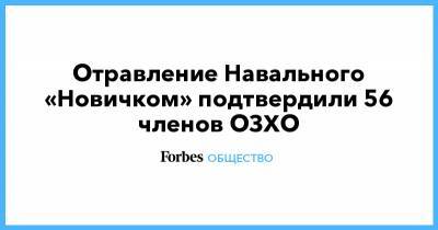 Алексей Навальный - Отравление Навального «Новичком» подтвердили 56 членов ОЗХО - forbes.ru - США - Украина - Англия - Австралия - Грузия - Турция - Германия - Япония - Канада