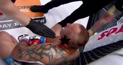 Польскому бойцу MMA наполовину оторвали ухо во время боя (видео) - tsn.ua - Украина - Польша - Лодзь