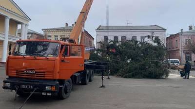 На Ровенщине установили новогоднюю елку с кладбища: фото - news.24tv.ua
