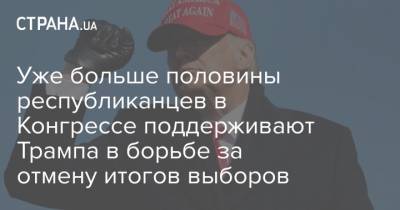 Дональд Трамп - Кен Пакстон - Джо Байден - Уже больше половины республиканцев в Конгрессе поддерживают Трампа в борьбе за отмену итогов выборов - strana.ua - Украина - Техас - шт. Джорджия - штат Висконсин - шт.Пенсильвания - шт. Мичиган