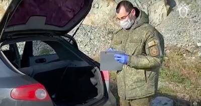СК показал видео осмотра машины подозреваемого в двойном убийстве - m24.ru - район Туапсинский - Армавир