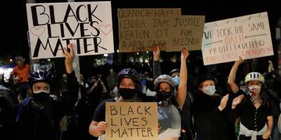 Matter - Машина врезалась в толпу демонстрантов из Black Lives Matter. 6 раненых - detaly.co.il - Нью-Йорк - шт.Нью-Джерси