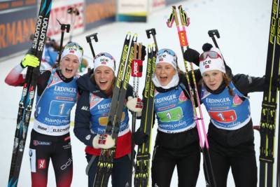 Анаис Бескон - Биатлон: Норвегия выиграла эстафету в Хохфильцене, Украина - седьмая - sport.bigmir.net - Норвегия